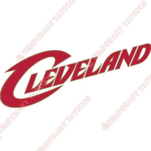 Cleveland Cavaliers Customize Temporary Tattoos Stickers NO.945